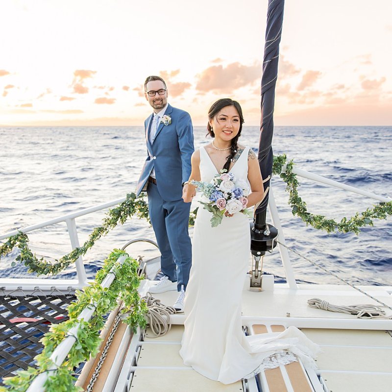 Setting Sail into Forever: Planning a Sailboat Wedding with Trilogy Maui